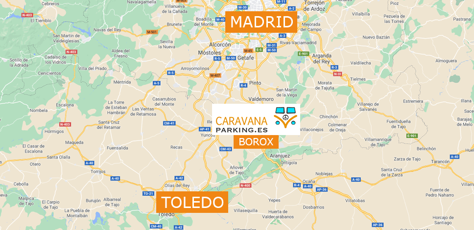 parking auto caravanas sur Madrid